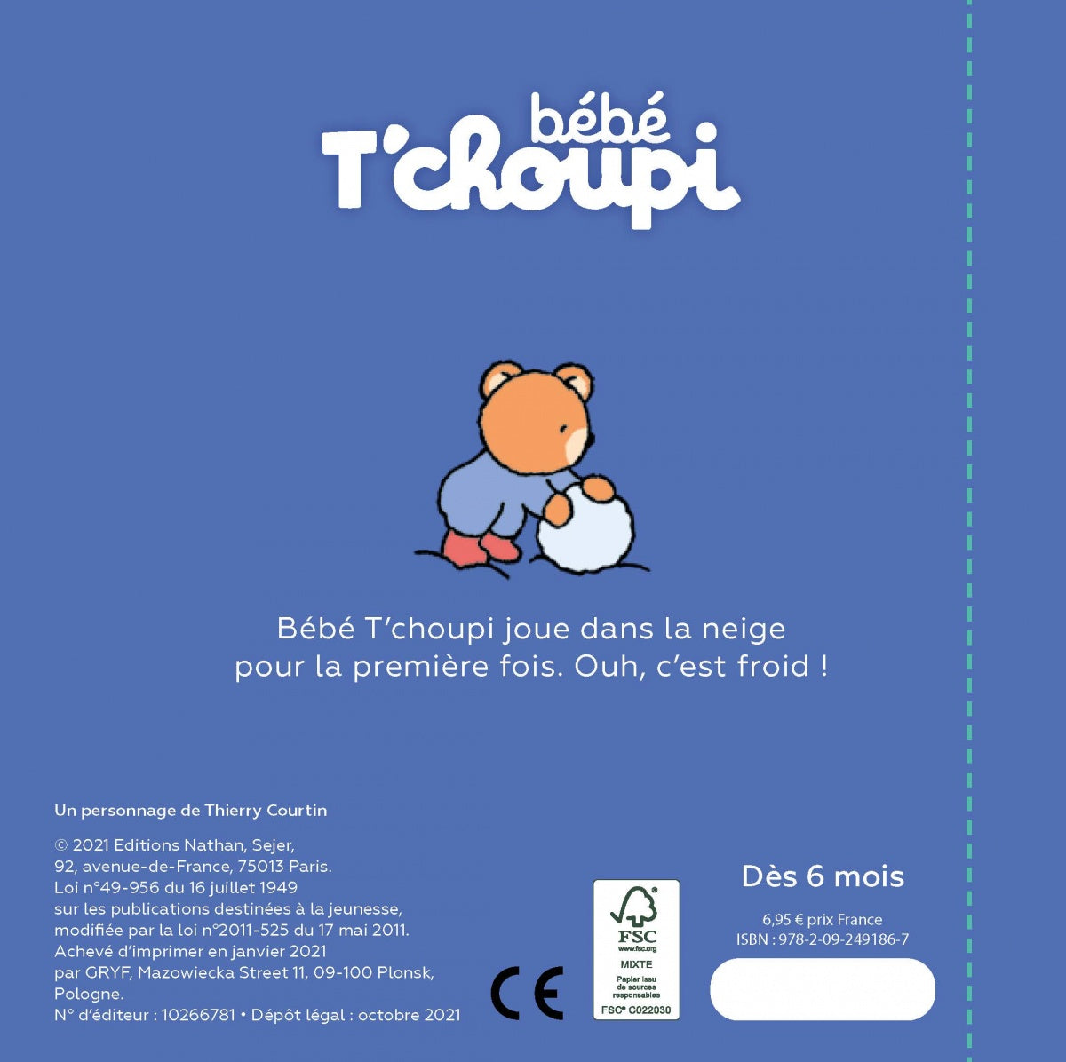 Bébé T’choupi découvre la neige ❄️👶