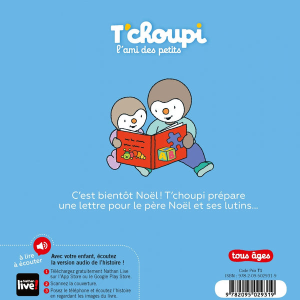 lecture festive Noël enfants T’choupi