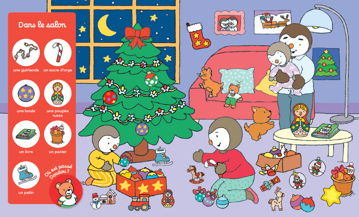 T’choupi Cherche et Trouve Noël – Dès 2 ans