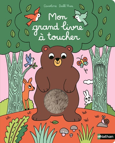 Mon grand livre à toucher - Livre NATHAN