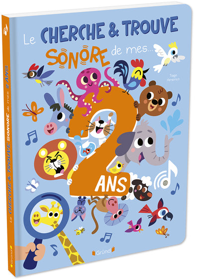 Le Cherche et Trouve Sonore de mes 2 ans -  Les Animaux - Livre