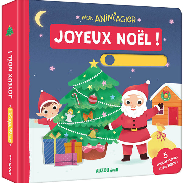 Mon Anim’agier Joyeux Noël livre interactif 1-2 ans