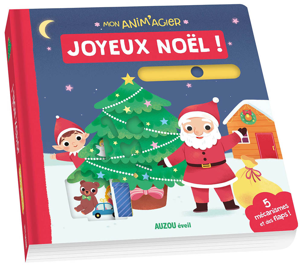 Mon Anim’agier Joyeux Noël livre interactif 1-2 ans