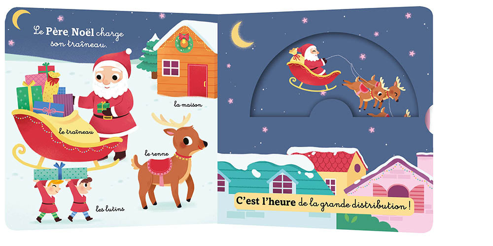 livre éducatif animaux Noël bébé
