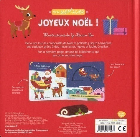 livre éducatif animaux Noël bébé