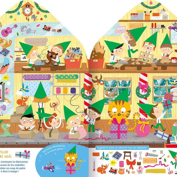 livre d’observation Noël enfants
