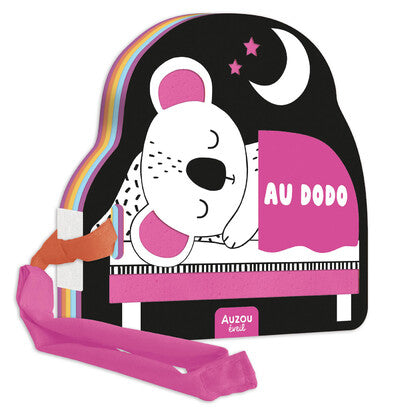 MON PREMIER LIVRE POUSSETTE EN NOIR ET BLANC - AU DODO – Livre AUZOU