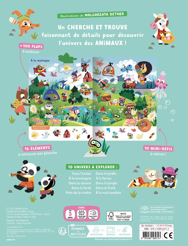 Mon Cherche et Trouve Surprise – Les Animaux 🦁