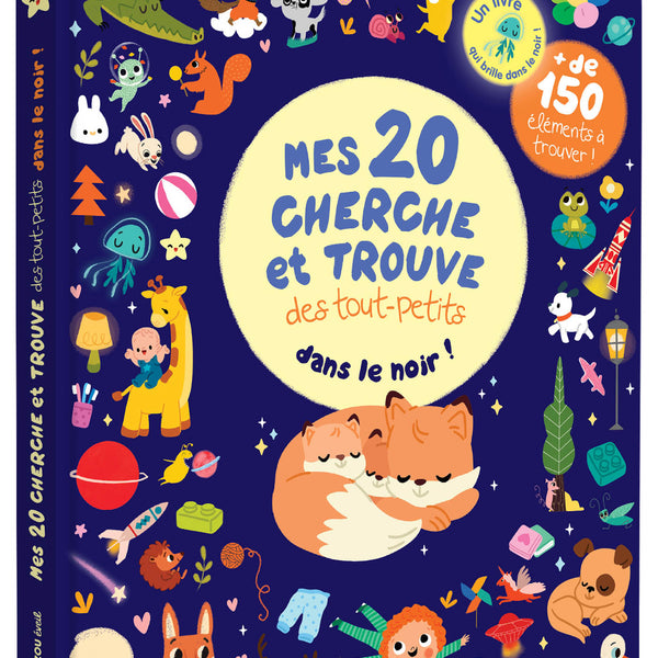 Mes 20 Cherche et Trouve des Tout-Petits – Qui brillent dans le noir ! 🌙✨