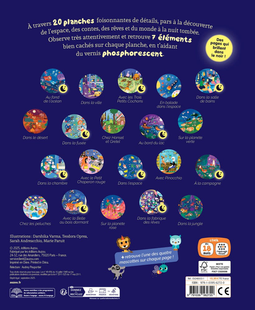 Mes 20 Cherche et Trouve des Tout-Petits – Qui brillent dans le noir ! 🌙✨