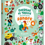 12 planches interactives et 100 sons à découvrir 🌾 Un cherche-et-trouve sonore pour éveiller l’attention, l’observation et l’audition des enfants dès 1 an !