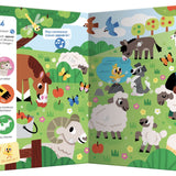 12 planches interactives et 100 sons à découvrir 🌾 Un cherche-et-trouve sonore pour éveiller l’attention, l’observation et l’audition des enfants dès 1 an !