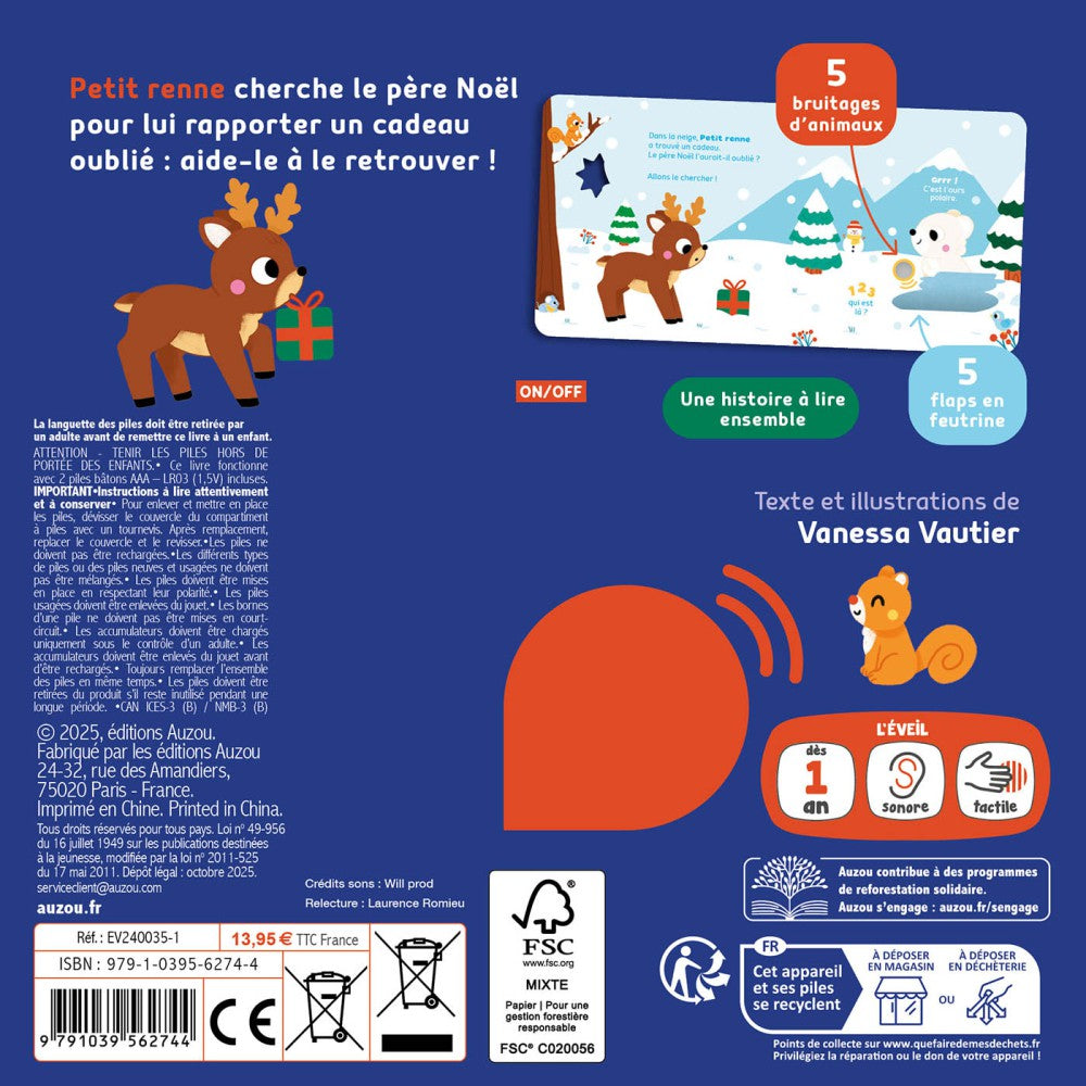 1, 2, 3, Qui est là ? – Joyeux Noël ! 🎄🦌
