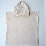 Poncho de bain crème GMLB