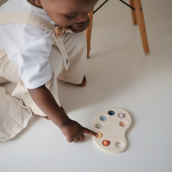 Pop-it Jouet à Presser – Palette de Peinture mushie