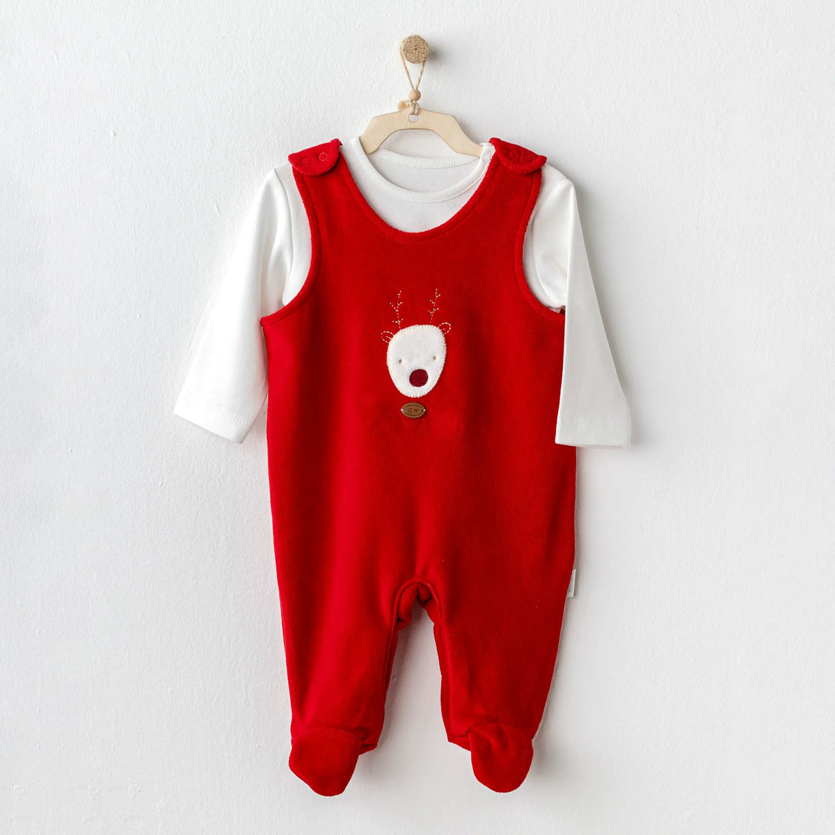 Pyjama Bébé Velvet Happy New Year – Tenue Noël