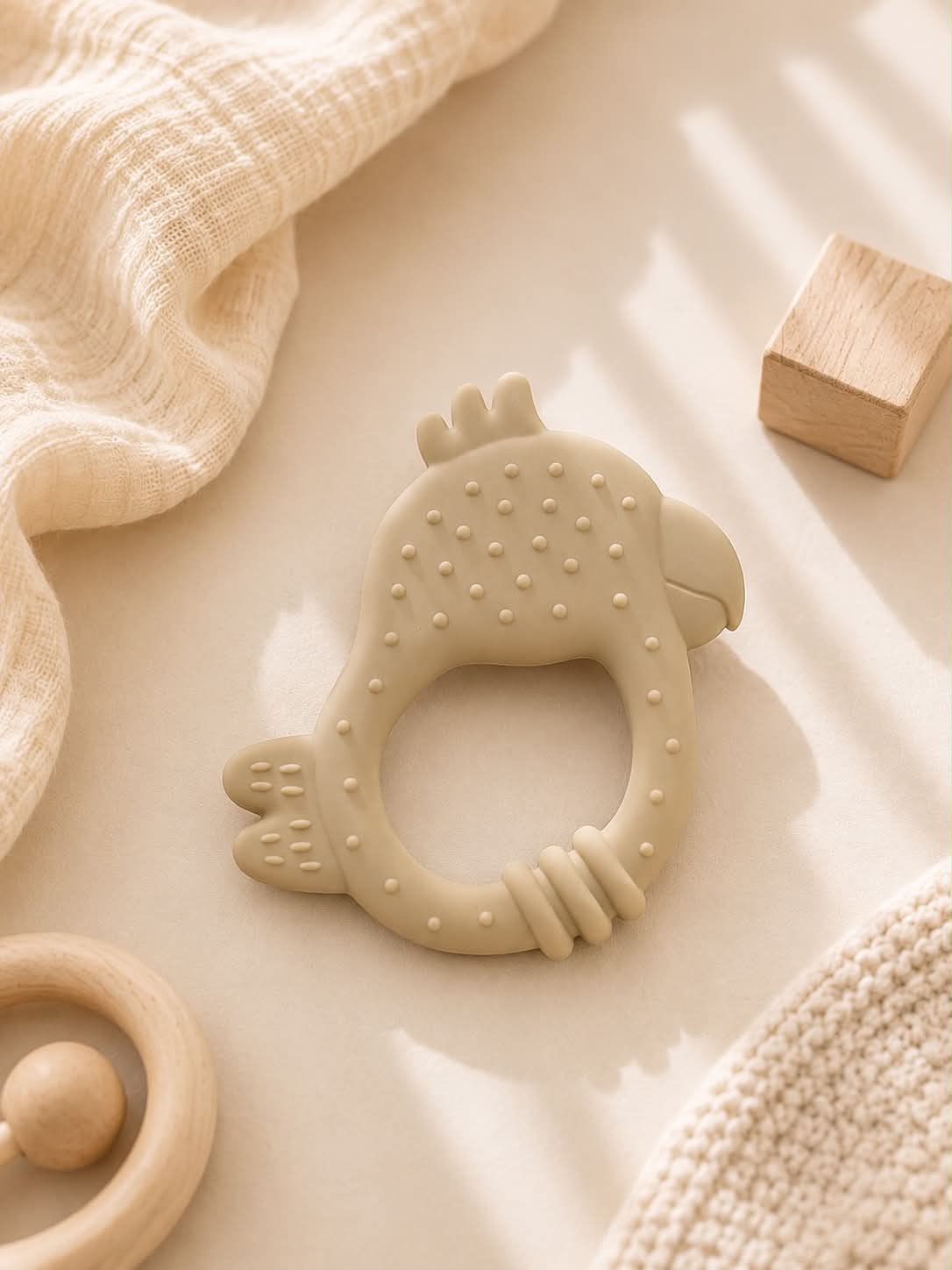 Anneau de dentition Oiseau en silicone - gmlb GMLB