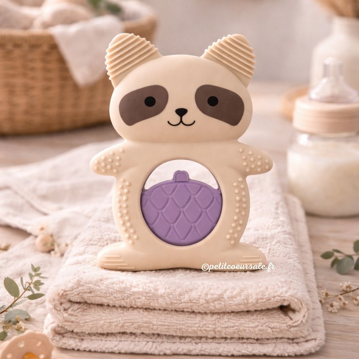 Anneau de dentition réfrigérant bébé – Raton laveur