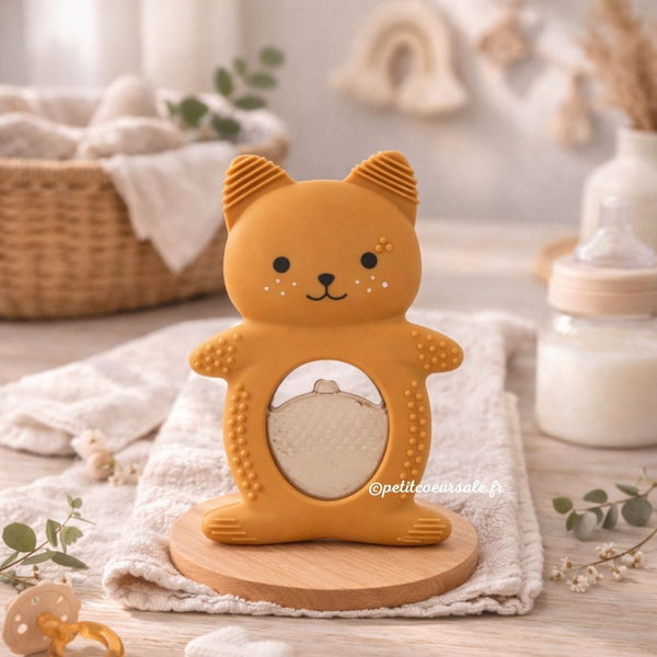 Anneau de dentition réfrigérant bébé – Écureuil