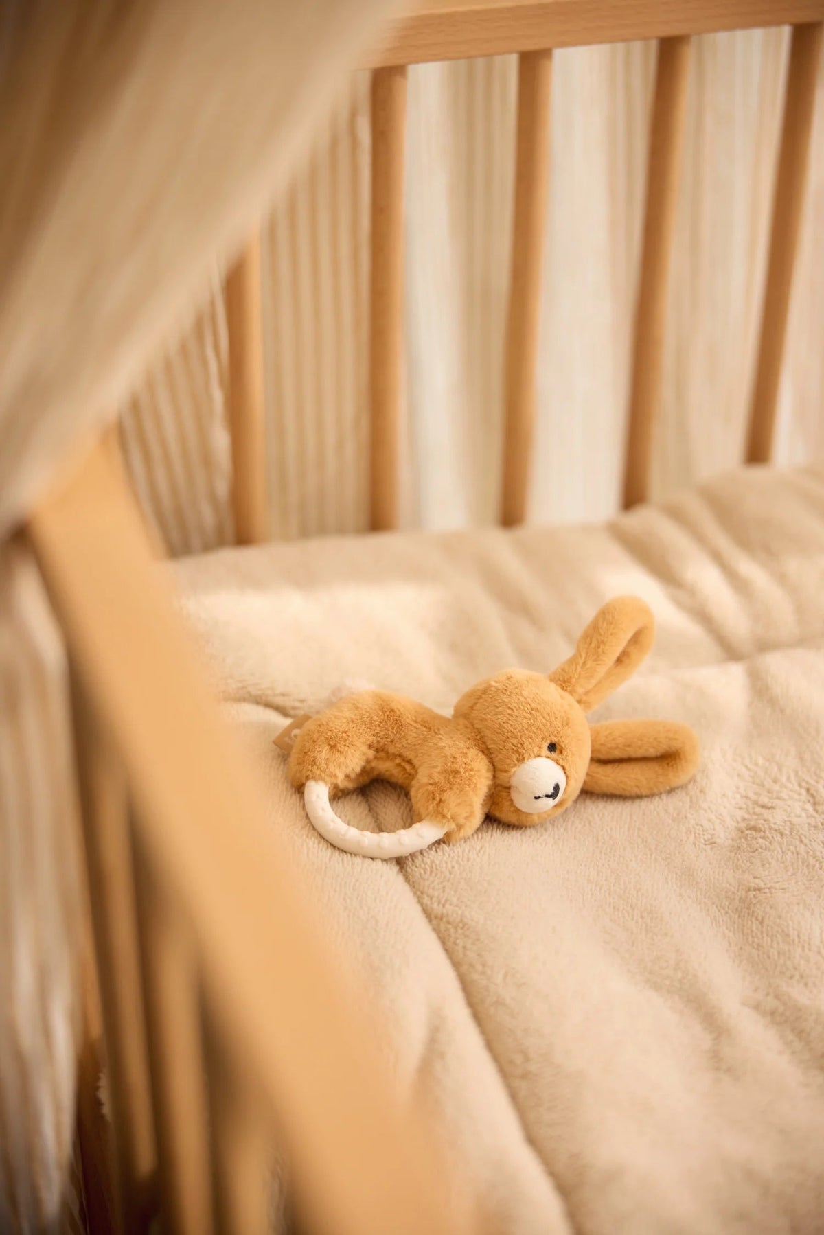 Anneau de dentition Bunny Luz Caramel – Jollies – Jollein JOLLEIN