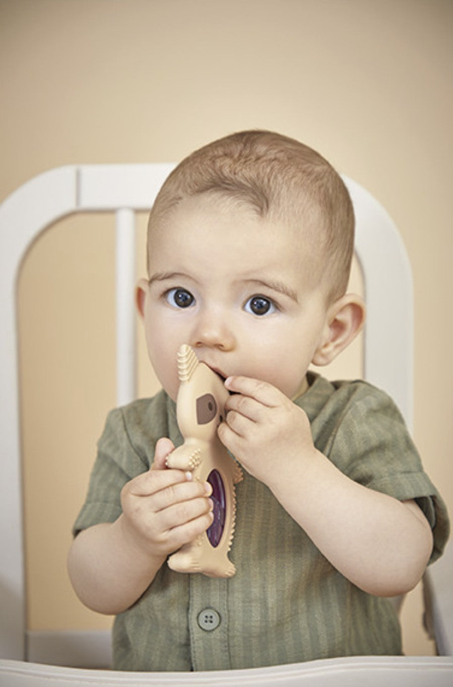 Anneau de dentition réfrigérant bébé dès 3 mois. Effet froid pour soulager les poussées dentaires en douceur.
