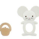 anneau de dentition réfrigérant bébé souris
jouet dentition silicone 3 mois
anneau dentition froid pomme bébé