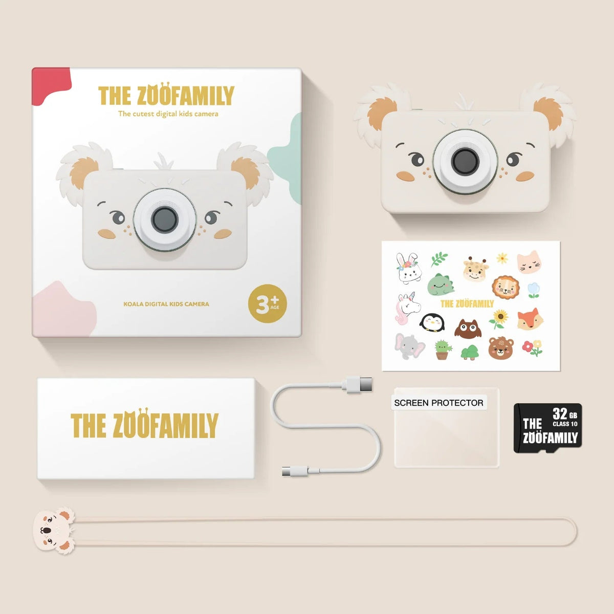 Appareil photo enfant Les Amis du Zoo – Koala – The Zoofamily – Dès 3 ans ZOO FAMILY
