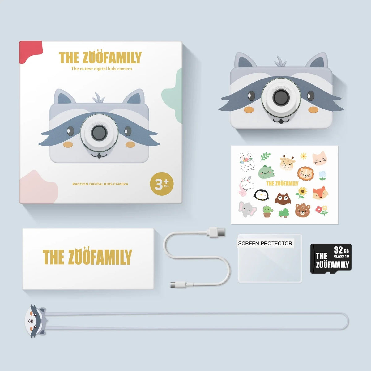 Appareil photo enfant Zoo Friends – Raton Laveur – The Zoofamily – Dès 3 ans ZOO FAMILY