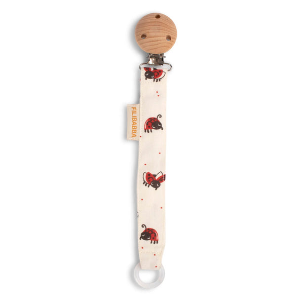 Attache-Tétine Lucky avec Clip en Bois – Filibabba 🤎 FILIBABA