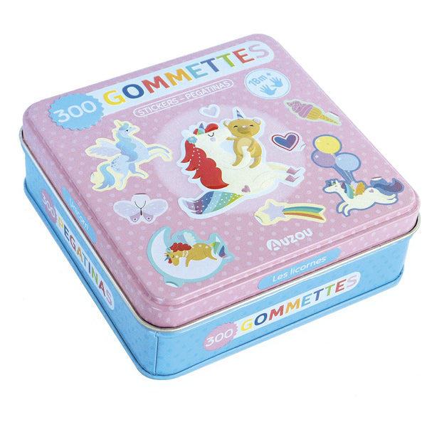 Boîte de Gommettes Licornes AUZOU
