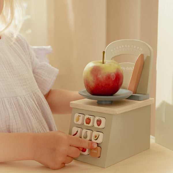 Balance en bois FSC – Jeu d’imitation cuisine ERZI