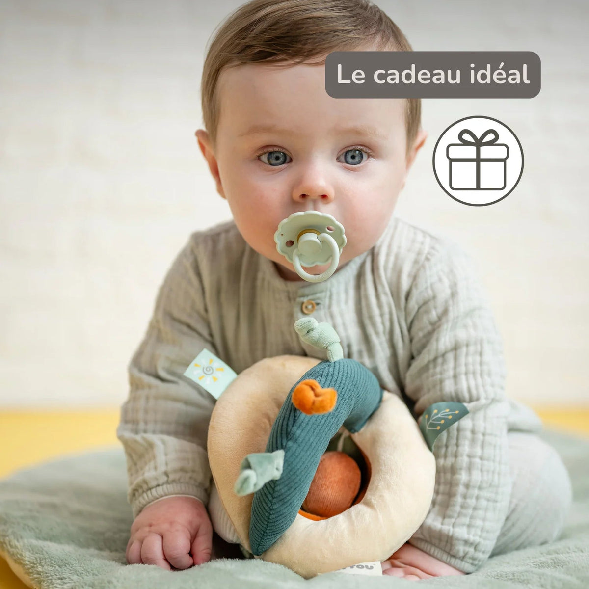 Balle d'activités Léon le Lion 15 cm – Nattou 🦁 NATTOU