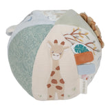 Balle d’activités Safari Friends : un jouet sensoriel doux pour stimuler bébé dès la naissance. LITTLE DUTCH