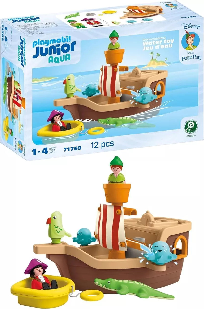 Bateau pirate Peter Pan Playmobil Junior – jouet bébé dès 1 an