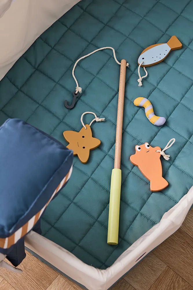 Bateau enfant avec set de pêche – cabane de jeu dès 2 ans