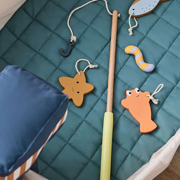 Bateau enfant avec set de pêche – cabane de jeu dès 2 ans