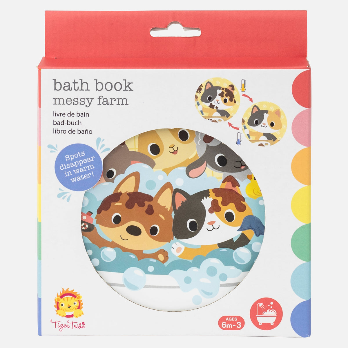 Livre de bain magique Messy Farm TIGER TRIBE