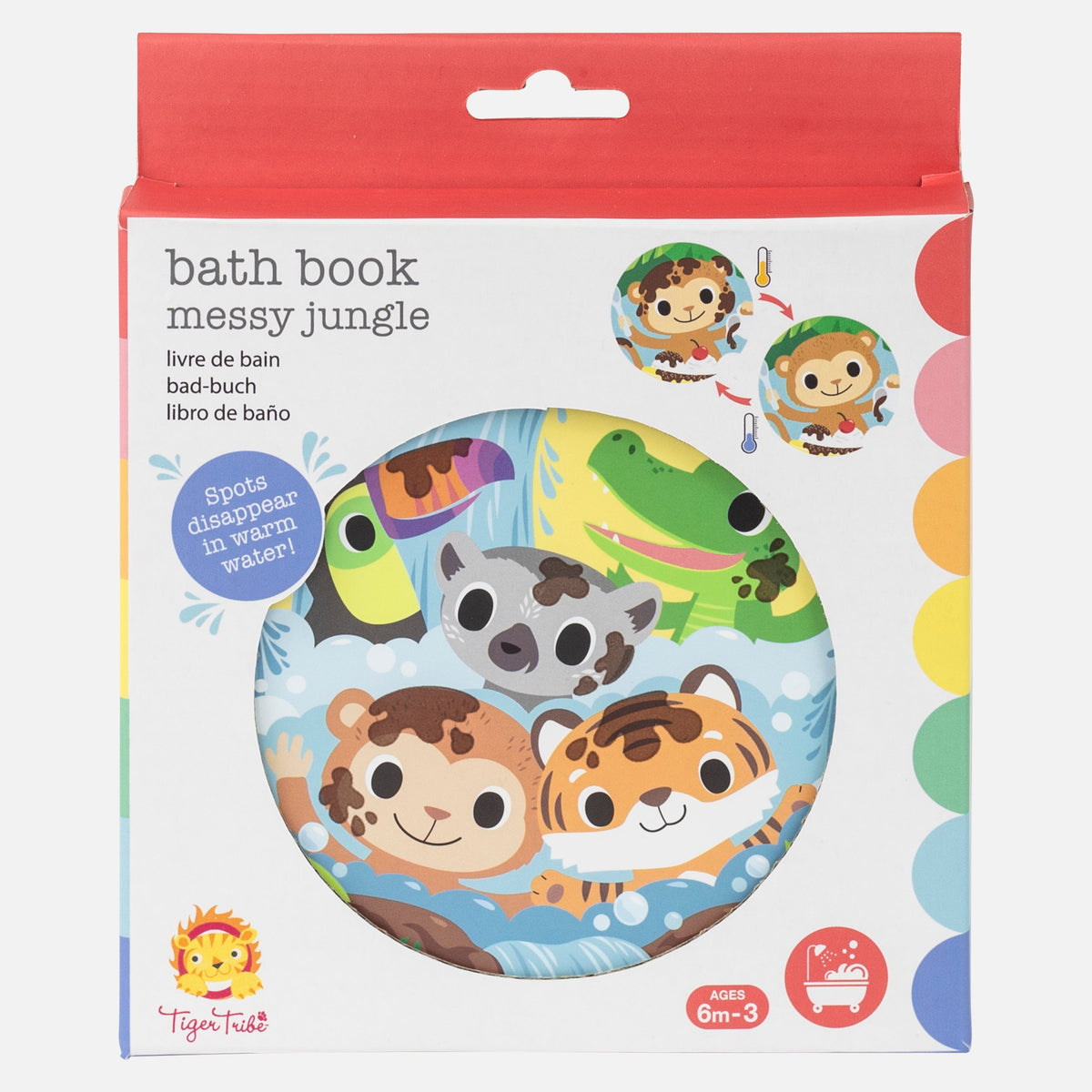 Livre de bain magique Messy Jungle TIGER TRIBE