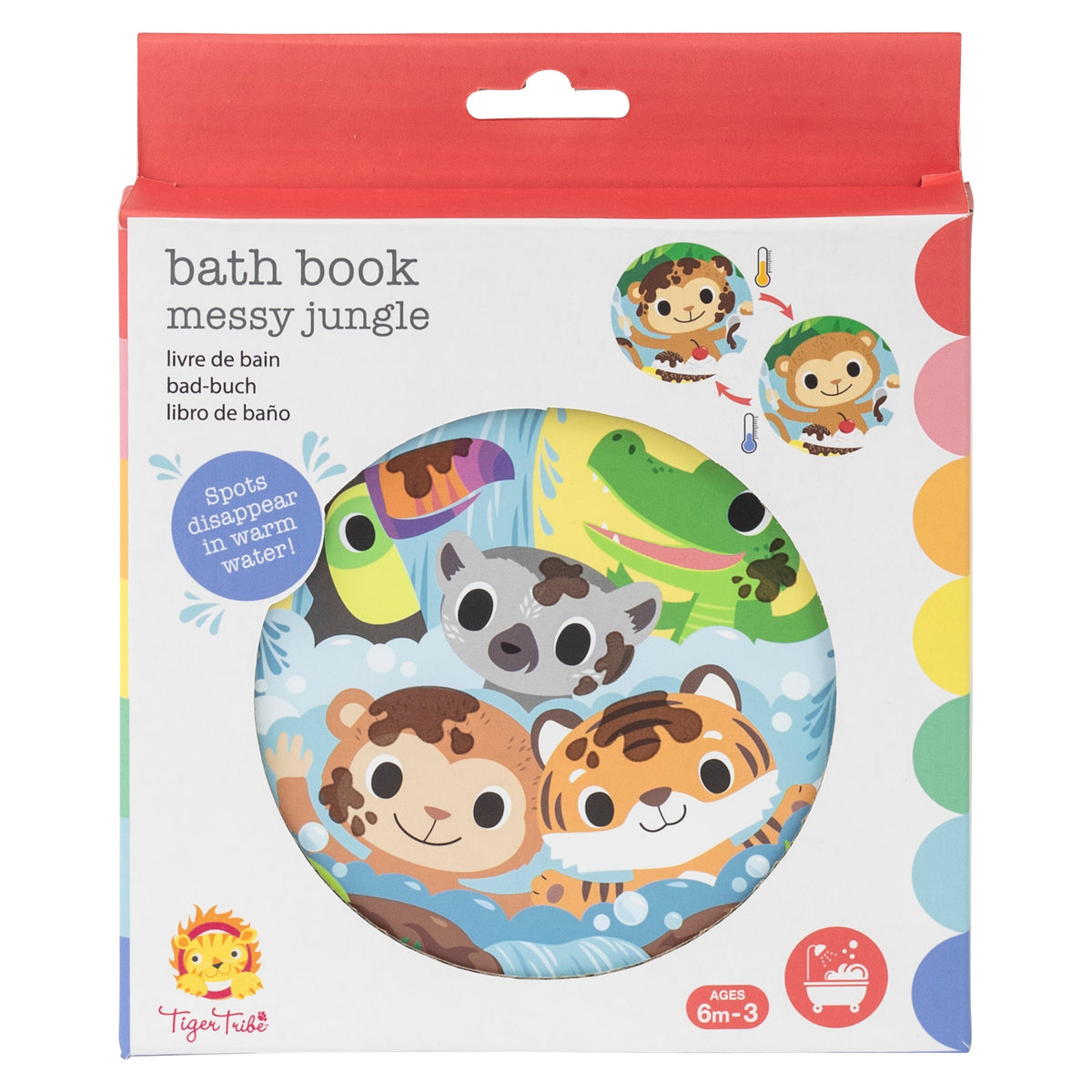 Livre de bain magique Messy Jungle TIGER TRIBE