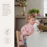 Bavoir à Manches Longues Cherry Soft Rose – Meyco Baby 🍒🌸 MEYCO BABY