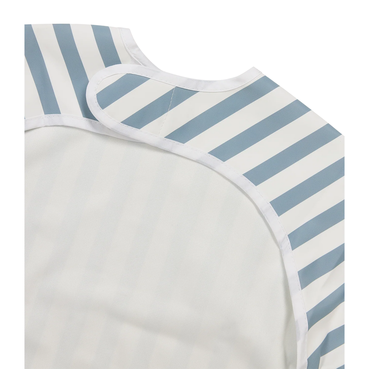 Bavoir à Manches Longues Fat Stripe Jeans Blue – Meyco Baby 💙 MEYCO BABY