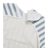 Bavoir à Manches Longues Fat Stripe Jeans Blue – Meyco Baby 💙 MEYCO BABY
