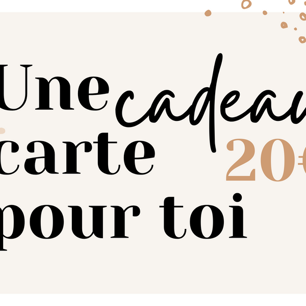 Carte cadeau dĂšs 20⏠Petit coeur salĂ©