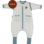 Gigoteuse à pieds avec manches & chaussettes antidérapantes Blue Stripes – TOG 2.5