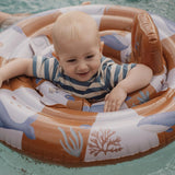 Bouée bébé Ocean World marron – babyfloat avec siège dès 6 mois LITTLE DUTCH