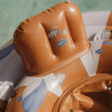Bouée bébé Ocean World marron – babyfloat avec siège dès 6 mois LITTLE DUTCH