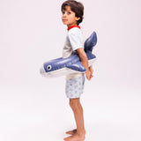 Bouée de natation enfant Baleine bleue – Ø 55 cm Swim Essentials