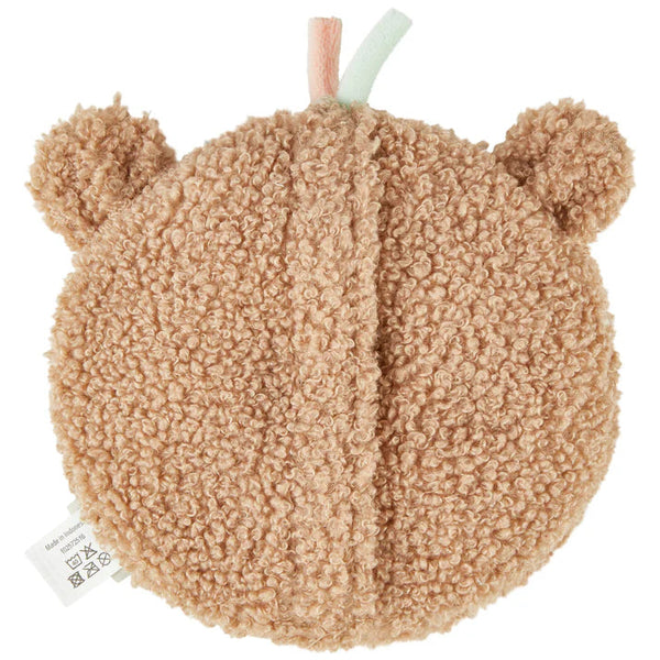 Coussin chauffant ours Bo avec sachet d’avoine amovible. Apporte douceur et réconfort aux bébés et enfants.