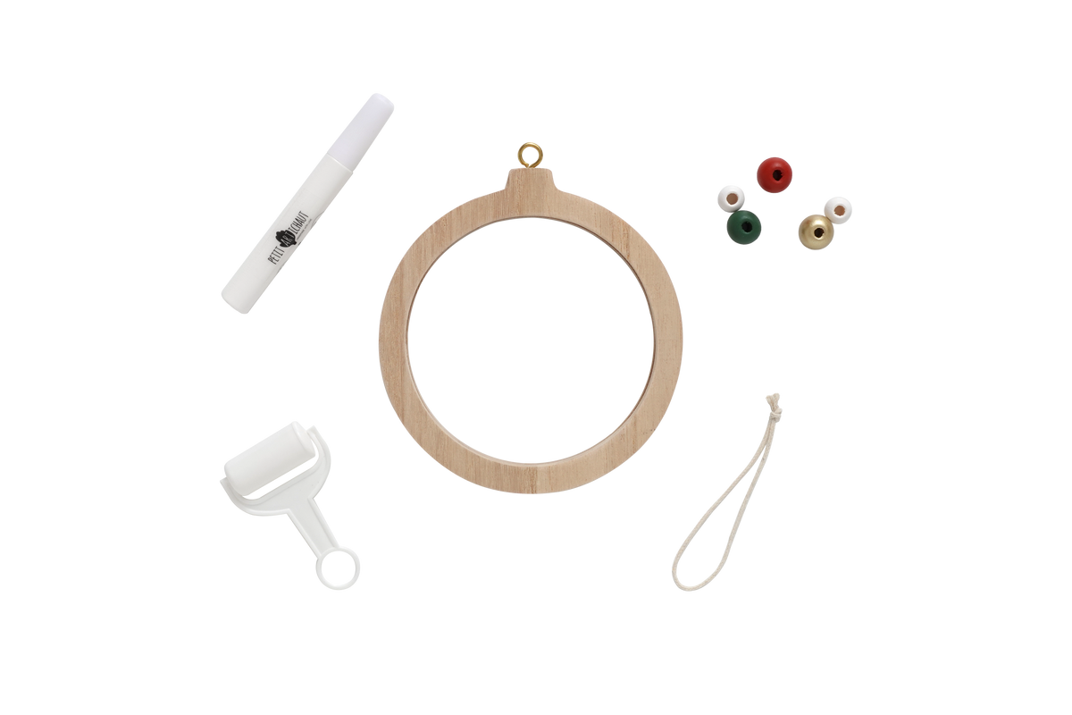Boule de Noël empreinte bébé – Transparente petit artichaud