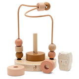 Boulier spirale & jeu à empiler en bois Alpaca Paco – Dès 12 mois JOLLEIN